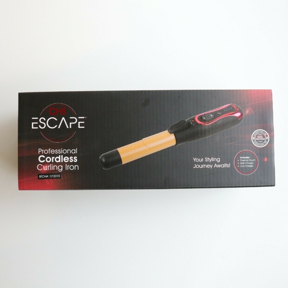 chi escape cordless curling iron